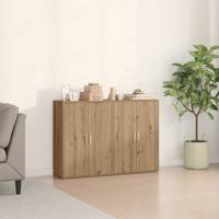 Sideboards 2 stuks Artisan Eiken 60x31x84 cm, Gemaakt van Hout