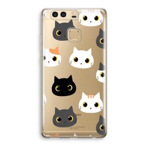 Katten: Huawei P9 Transparant Hoesje