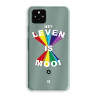 Het Leven Is Mooi: Google Pixel 5a 5G Transparant Hoesje