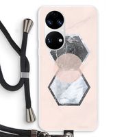 Creatieve toets: Huawei P50 Transparant Hoesje met koord