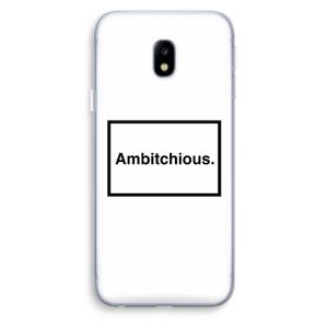 Ambitchious: Samsung Galaxy J3 (2017) Transparant Hoesje