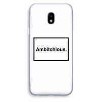 Ambitchious: Samsung Galaxy J3 (2017) Transparant Hoesje