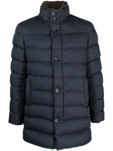 Herno padded high-neck coat - Bleu