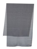 Giorgio Armani foulard en soie à design uni - Bleu