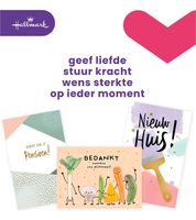 Wenskaart Hallmark navulset diversen 12 kaarten