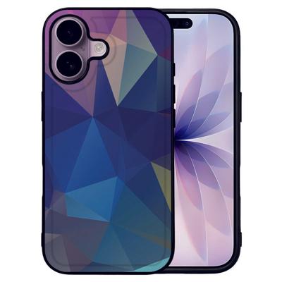 Backcover Hoesje Apple iPhone 17 Polygon Dark