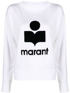 MARANT ÉTOILE t-shirt Kilsen à logo imprimé - Blanc