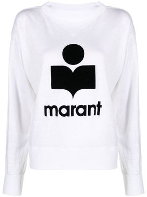 MARANT ÉTOILE t-shirt Kilsen à logo imprimé - Blanc