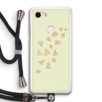 Falling Leaves: Pixel 3 Transparant Hoesje met koord