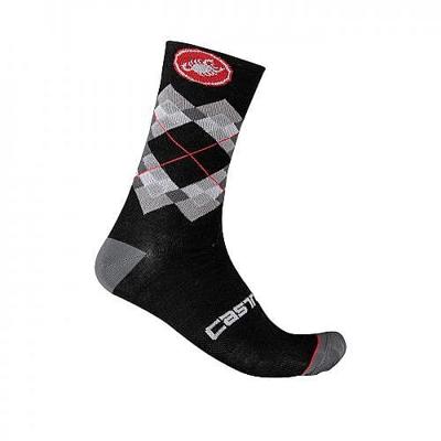 Castelli Rombo 18 fietsokken zwart heren