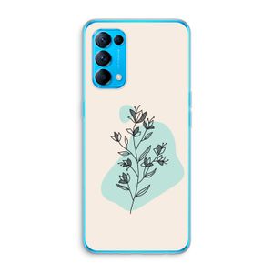 Violets are blue: Oppo Find X3 Lite Transparant Hoesje