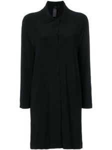 Norma Kamali collared long-line cardigan - Noir