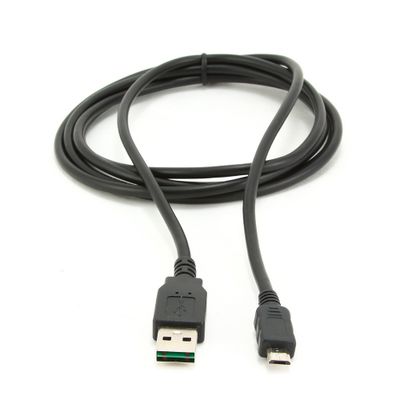 Gembird CC-MUSB2D-1M USB-kabel USB 2.0 USB A Micro-USB A Zwart