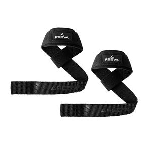 Reeva lifting straps met padding - Zwart