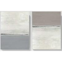 Canvas DKD Home Decor Modern (76 x 2 x 101 cm) (2 Stuks)