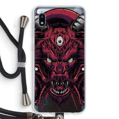 Hell Hound and Serpents: Samsung Galaxy A10 Transparant Hoesje met koord