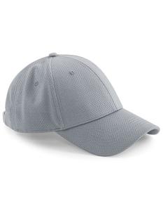 Beechfield CB196 Air Mesh 6 Panel Cap - Light Grey - One Size