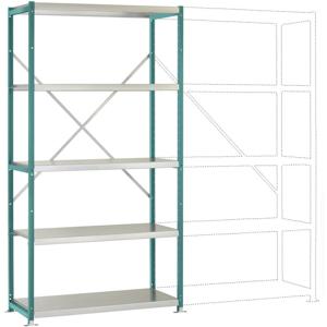 Manuflex RP1022.5021 Magazijnstelling basismodule (b x h x d) 1030 x 2000 x 400 mm Staalbodem