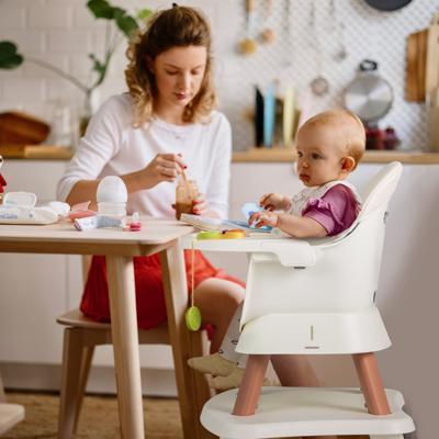 6-in-1 Kinderstoel Hoogstoel & Eetstoel & Leerstoel Babystoel Combihoogstoel Natuur