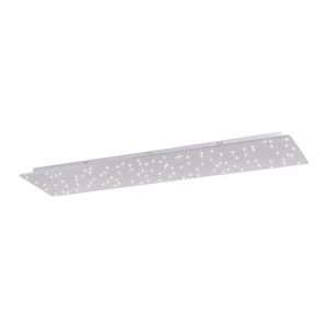 Paul Neuhaus Plafondlamp Sparkle L 100 cm B 25 cm mat chroom