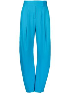 The Attico pantalon Gary en laine vierge - Bleu