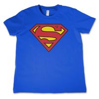 Superman logo verkleed t-shirt voor jongens/meisjes - thumbnail