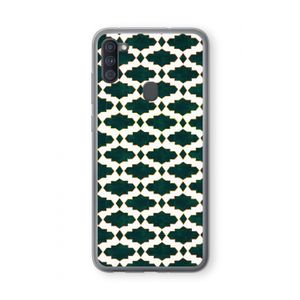 Moroccan tiles: Samsung Galaxy A11 Transparant Hoesje