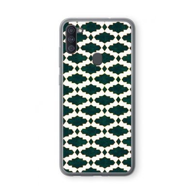 Moroccan tiles: Samsung Galaxy A11 Transparant Hoesje