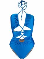 Noire Swimwear maillot de bain à fronces - Bleu - thumbnail