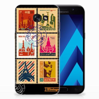 Samsung Galaxy A5 2017 | Silliconen Back Cover | Postzegels