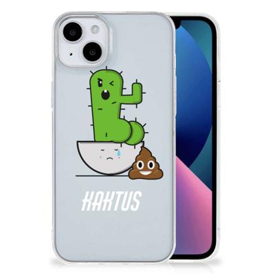 iPhone 15 Plus Telefoonhoesje met Naam Cactus Poo