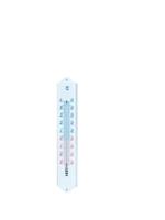 Muurthermometer kunststof wit 49,5x9,7x0,8cm - Nature