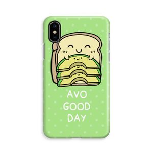 Avo Good Day: iPhone X Volledig Geprint Hoesje