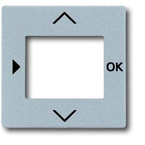 Busch-Jaeger 2CKA006430A0305 Jaloezie-schakelaar, Jaloezie-schakelaar/-knop Afdekking Future lineair Aluminium, Witaluminium (RAL 9006) 1 stuk(s)