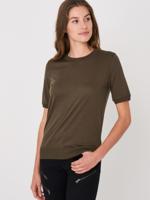 T-shirt van lyocell-katoenmix