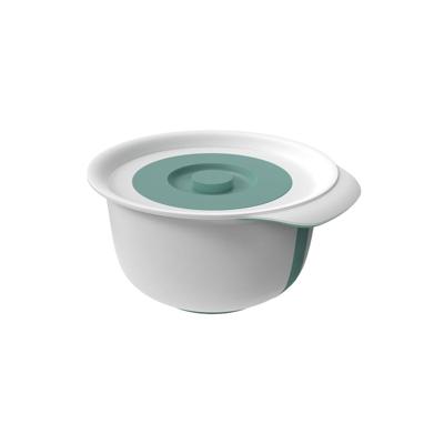 Rotho fresh beslagkom met spatdeksel 4l mistletoe groen Rotho fresh beslagkom met spatdeksel 4l mistletoe groen