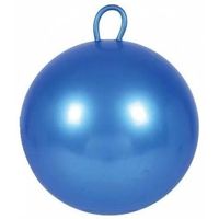 Blauwe skippybal 60 cm voor jongens/meisjes   -