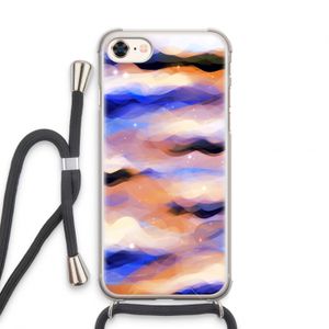 Donkere Wolken: iPhone 8 Transparant Hoesje met koord