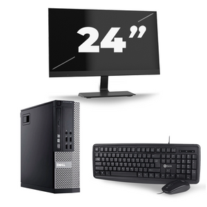 Dell Optiplex 990 Desktop - Intel Core i7-2e Generatie - 16GB RAM - 256GB SSD - Windows 10 + 1x 24 inch Monitor