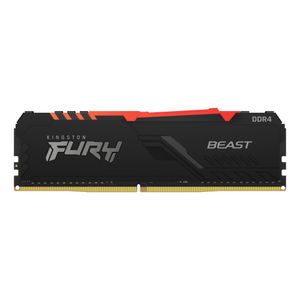 Kingston Technology FURY Beast RGB geheugenmodule 8 GB 1 x 8 GB DDR4 2666 MHz