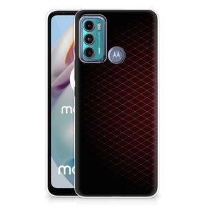 Motorola Moto G60 TPU bumper Geruit Rood