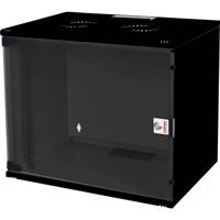 ROLINE 19-inch wandbehuizing Basic 7 U, 540x400 BxD Bouwpakket zwart