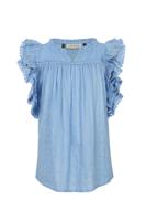 10Sixteen Blouse Top Sky
