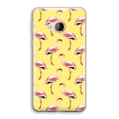 Flamingo's geel: HTC U Play Transparant Hoesje