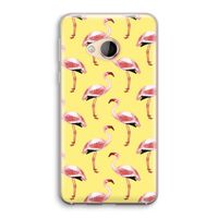 Flamingo's geel: HTC U Play Transparant Hoesje