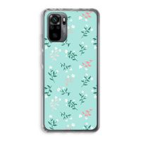 Small white flowers: Xiaomi Redmi Note 10 Pro Transparant Hoesje