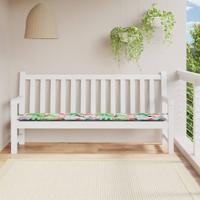 VidaXL Tuinbankkussen 200x50x4 cm stof meerkleurig