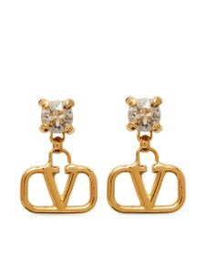 Valentino Garavani boucles d'oreilles VLogo Signature serties de cristaux