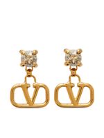 Valentino Garavani boucles d'oreilles VLogo Signature serties de cristaux