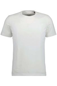 RAGMAN Soft Knit Regular Fit T-Shirt ronde hals wit, Effen